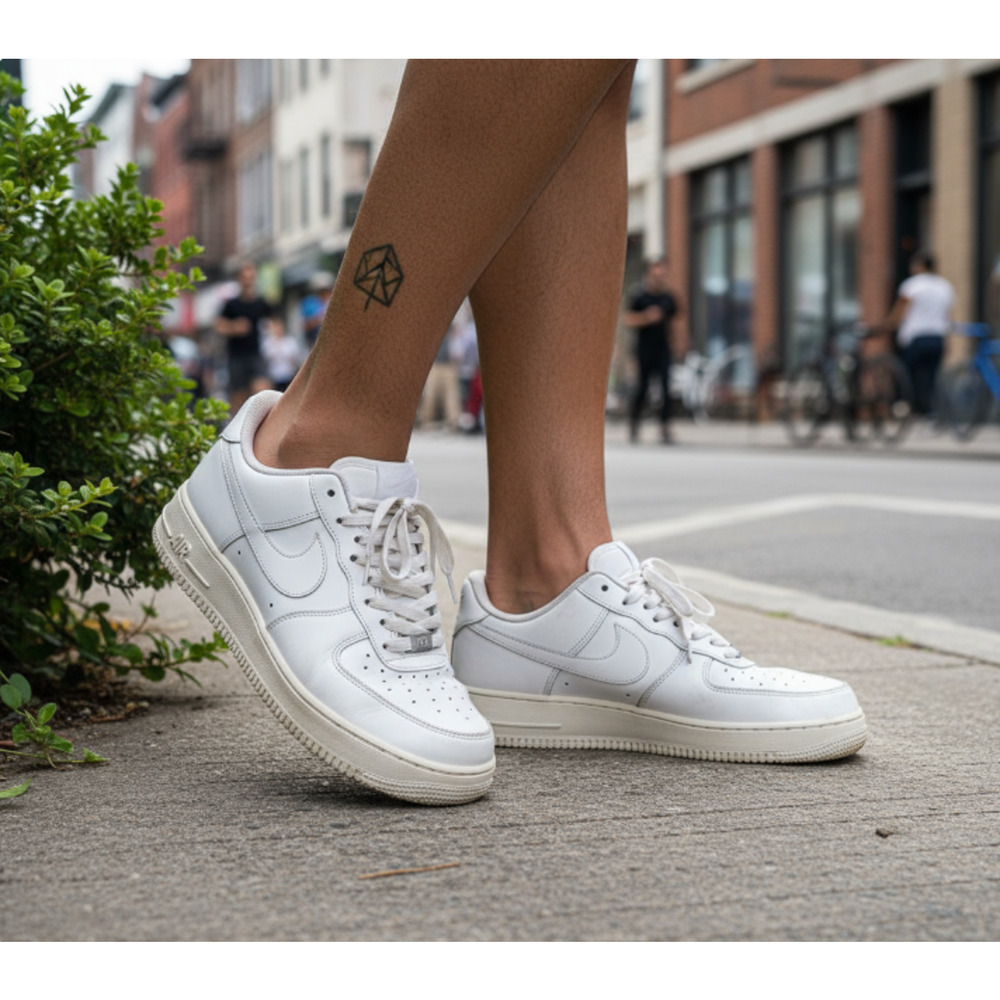 Nike Air Force 1 Low White Men's 10 Streetwear Casual Y2K Sneakers